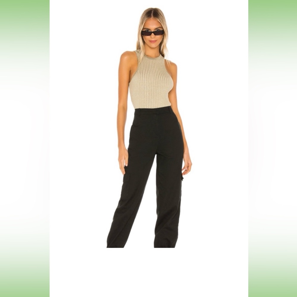 superdown Rib Gold Sweater Tank - Picture 4 of 4